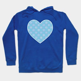 Cute Comfy Quilt Heart Hoodie